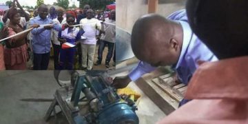 Deputy Chief of Staff commissions grinding mills and school blocks in West Gonja