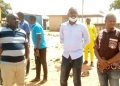 The MCE for West Gonja Hon Karim Musah Kusubari Hands over Damongo Town Park  for the Construction of an Astro Turf.