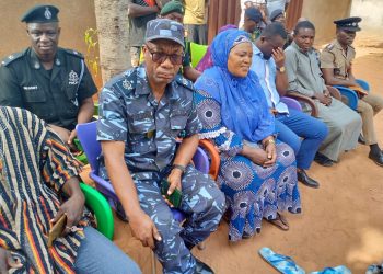 Municipal Chief Executive and some Staff of West Gonja Municipal Assembly Paid a Courtesy Call on the Newly Enskinned Gonja king.