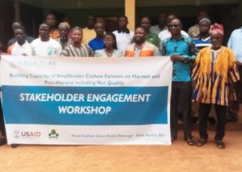 Green for Change Ghana holds stakeholder engagement workshop with smallholder Cashew farmers at Damongo