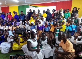 Ministry of communications and digitalization holds mentorship program on Etiquette and others for girls in ICT at Damongo.
