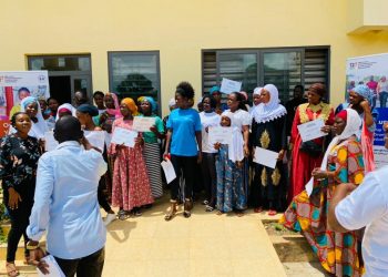 Ghana Jobs and skills Youstart beneficiaries trained in entrepreneurship at Damongo.