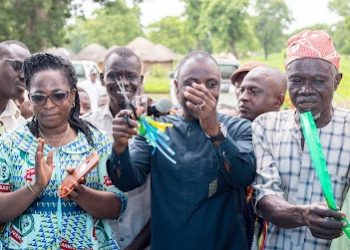 MCE FOR WEST GONJA MUNICIPALITY, HON. MUSAH KUSUBARI COMMISSIONS NEWLY CONSTRUCTED CHPS COMPOUND AT KEDEDELEMPA.