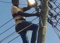 Hangaline – Ngbaripe – Alhassankura Assemblyman hopeful installs 20 LED street lights in electoral area.