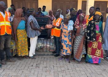 West Gonja NADMO Supports Busunu Flood Victims with relief items
